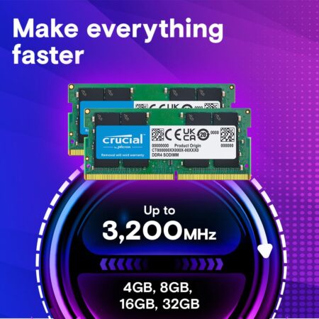 Crucial 8GB DDR4 3200MHz Laptop RAM (CT8G4SFRA32A) - Image 2