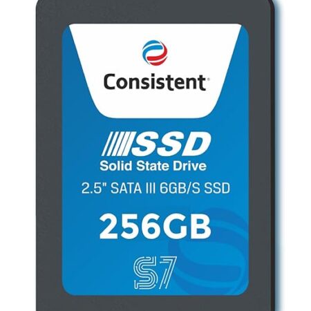 Consistent 2.5" 256GB SSD with SATA III Interface - Image 1