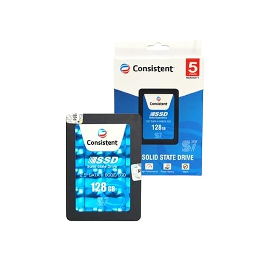 Consistent SSD 128GB 2.5 Inch SATA Internal SSD - Image 1