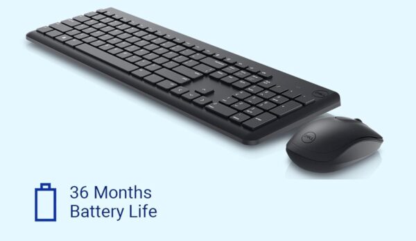Dell KM3322W Wireless USB Keyboard and Mouse Combo - Image 3