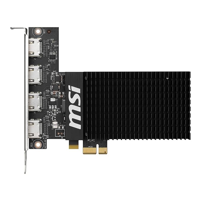 MSI Geforce GT 710 2GD3H 4HDMI pci_e Graphic Card - NVIDIA Geforce GT 710 GPU - Image 2