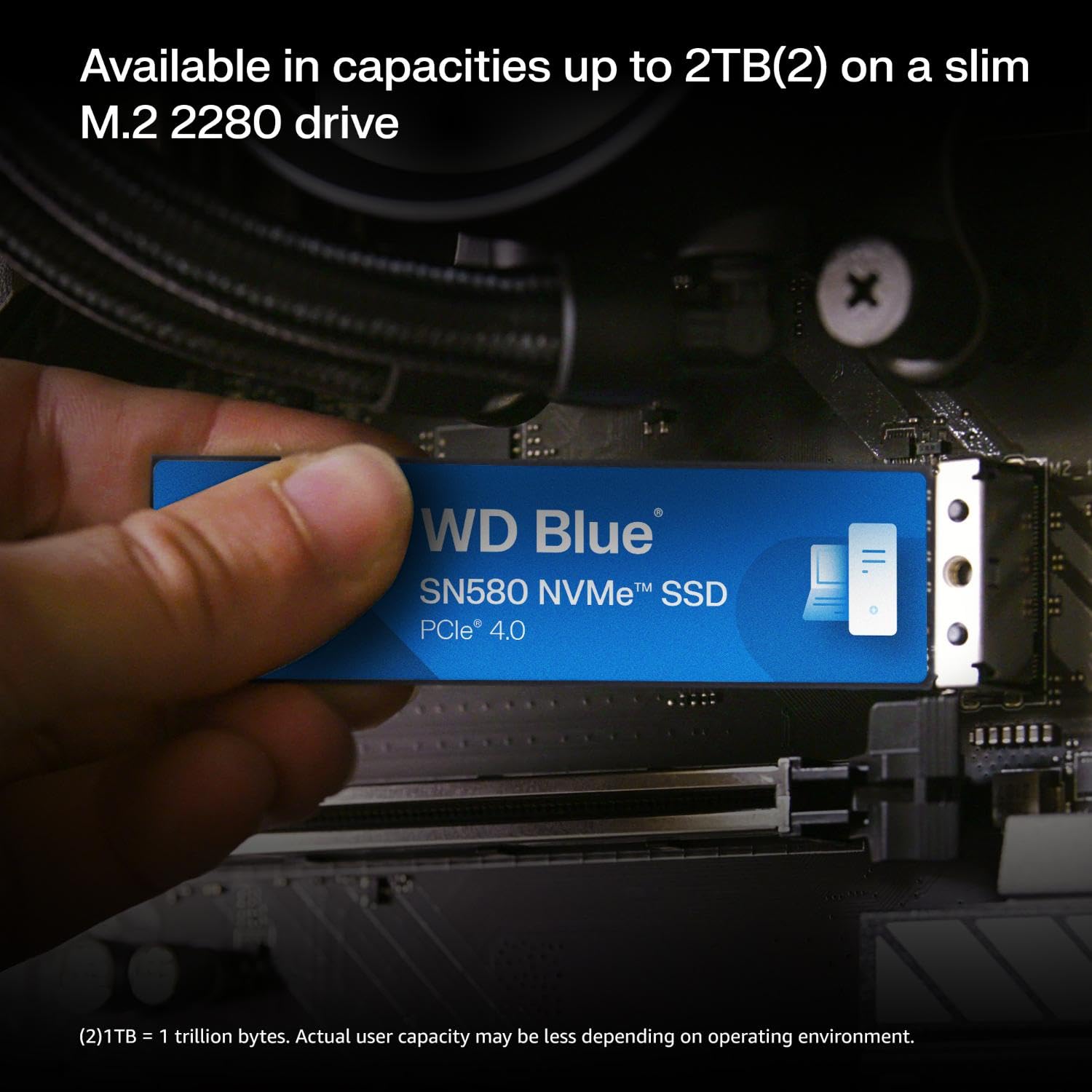 Western Digital WD Blue SN580 PCIe Gen 4 NVMe SSD 500GB - Image 3
