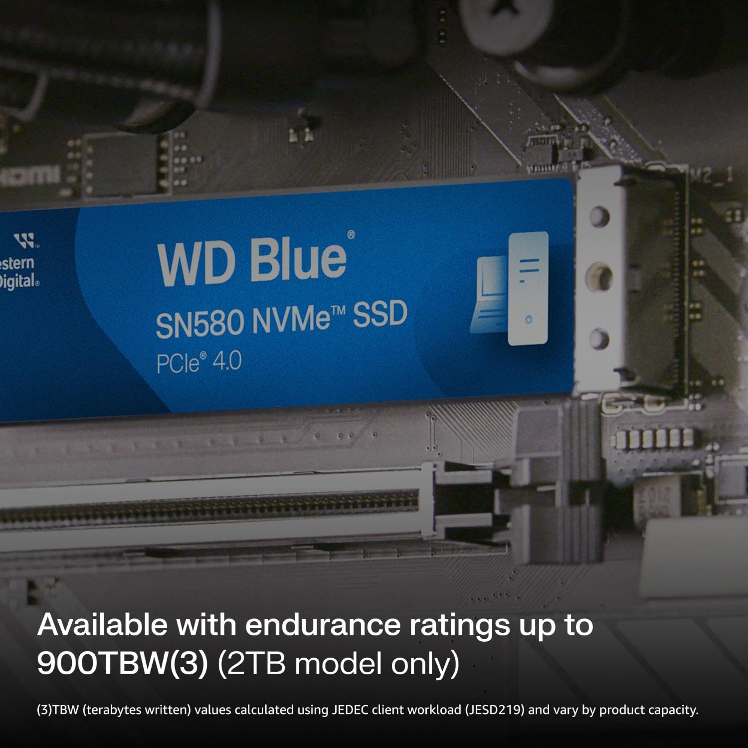 Western Digital WD Blue SN580 PCIe Gen 4 NVMe SSD 500GB - Image 4