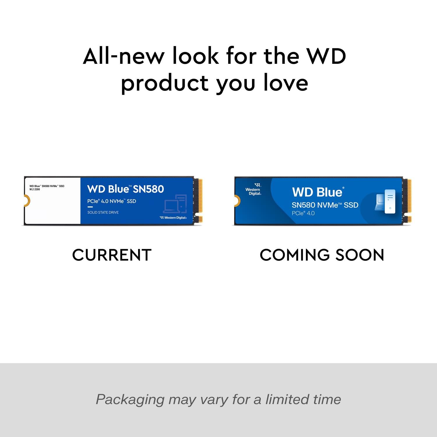 Western Digital WD Blue SN580 PCIe Gen 4 NVMe SSD 500GB - Image 7