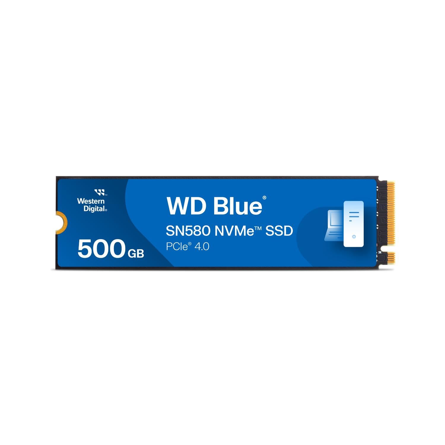 Western Digital WD Blue SN580 PCIe Gen 4 NVMe SSD 500GB - Image 1