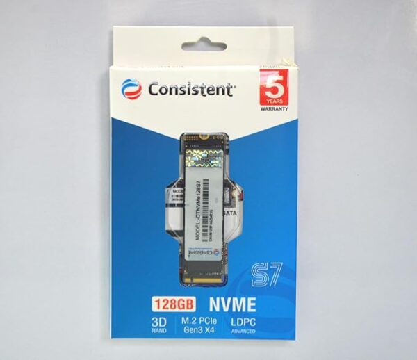Consistent 128GB NVMe PCIe M.2 SSD - Image 1
