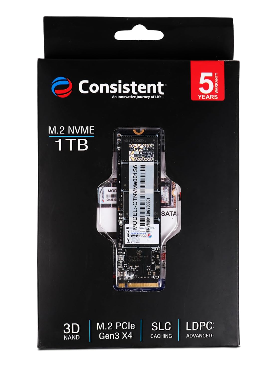 Consistent 1 TB NVMe PCIe M.2 SSD - Image 4