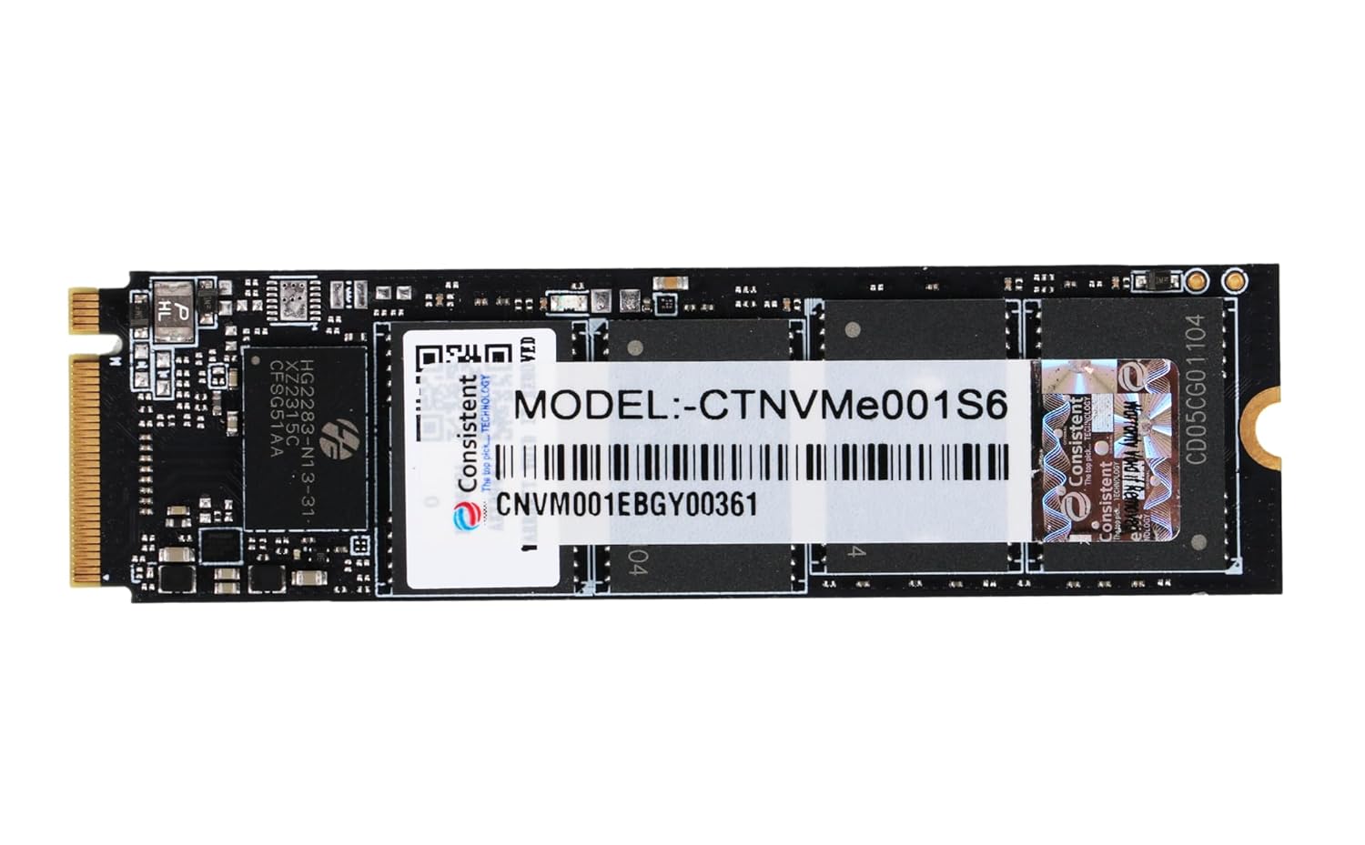 Consistent 1 TB NVMe PCIe M.2 SSD - Image 1