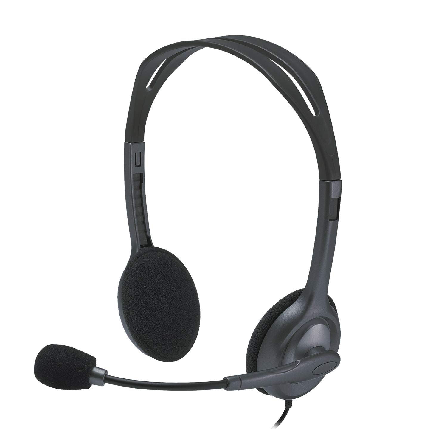 Logitech H111 Wired On Ear Headphones - Image 1
