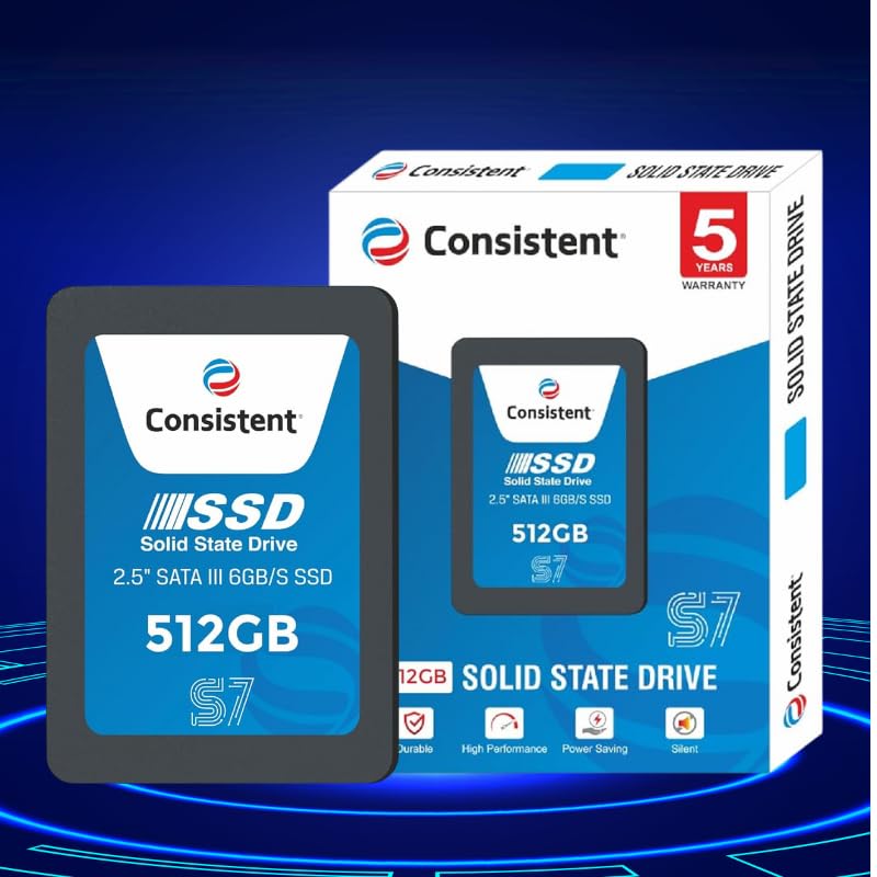 Consistent SSD 512GB 2.5 Inch SATA Internal SSD - Image 2