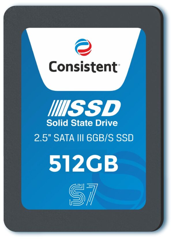 Consistent SSD 512GB 2.5 Inch SATA Internal SSD - Image 1