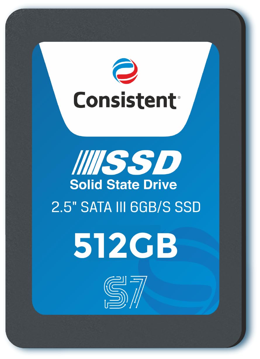Consistent SSD 512GB 2.5 Inch SATA Internal SSD - Image 1