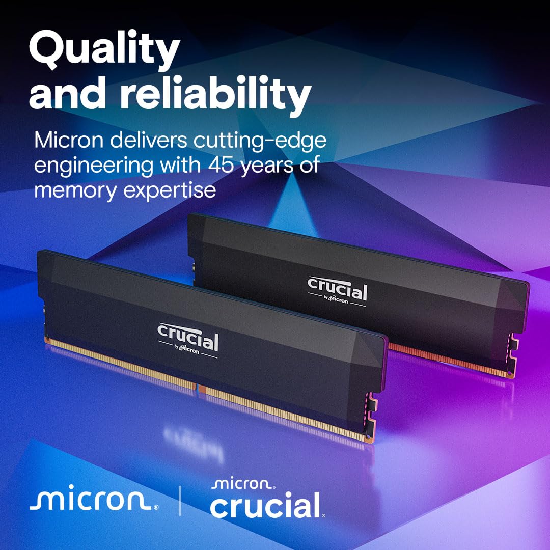 Crucial Pro 32GB DDR5 RAM Kit (2x16GB) - Image 6