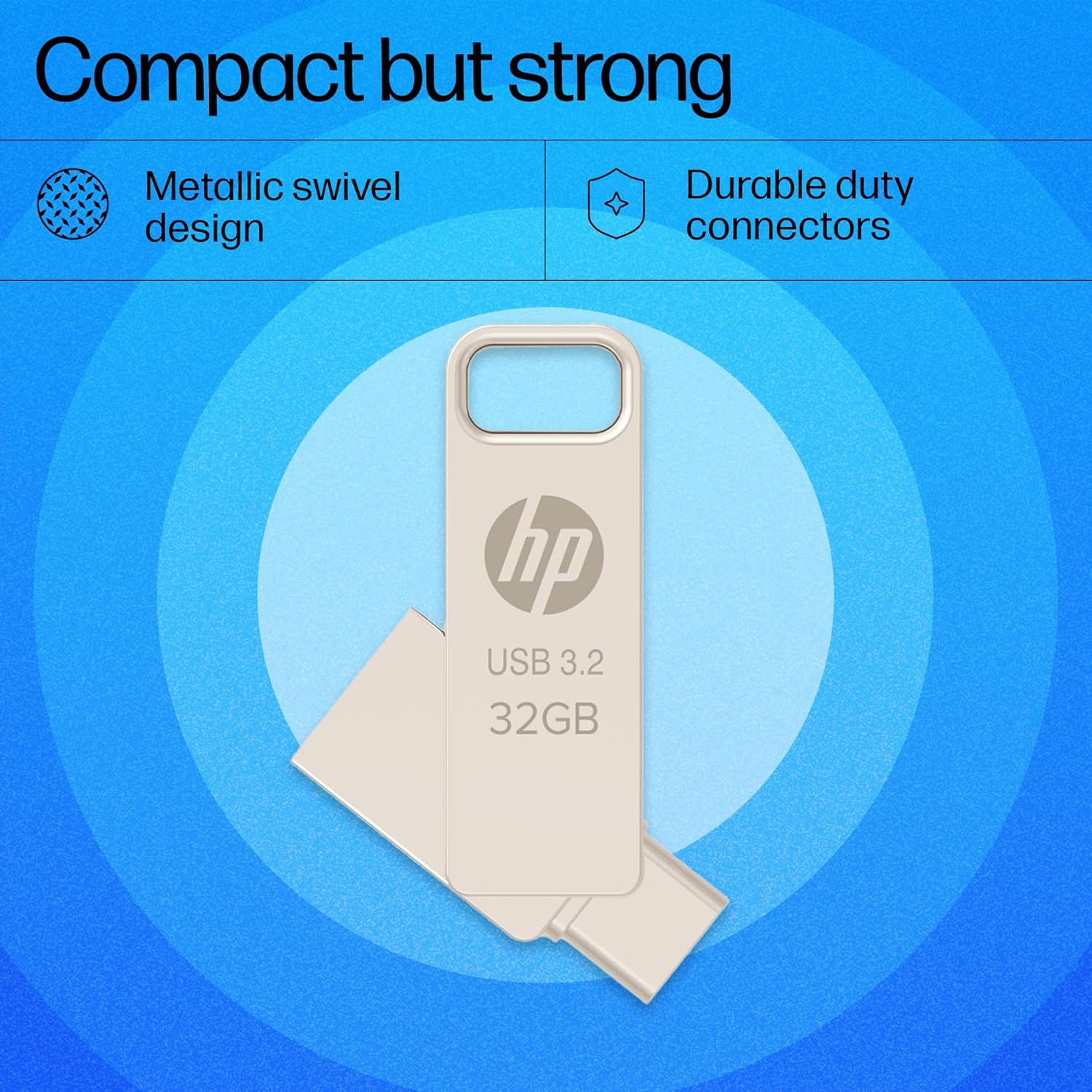 HP 32GB Flash Drive 3.2 (Gold) - Image 6